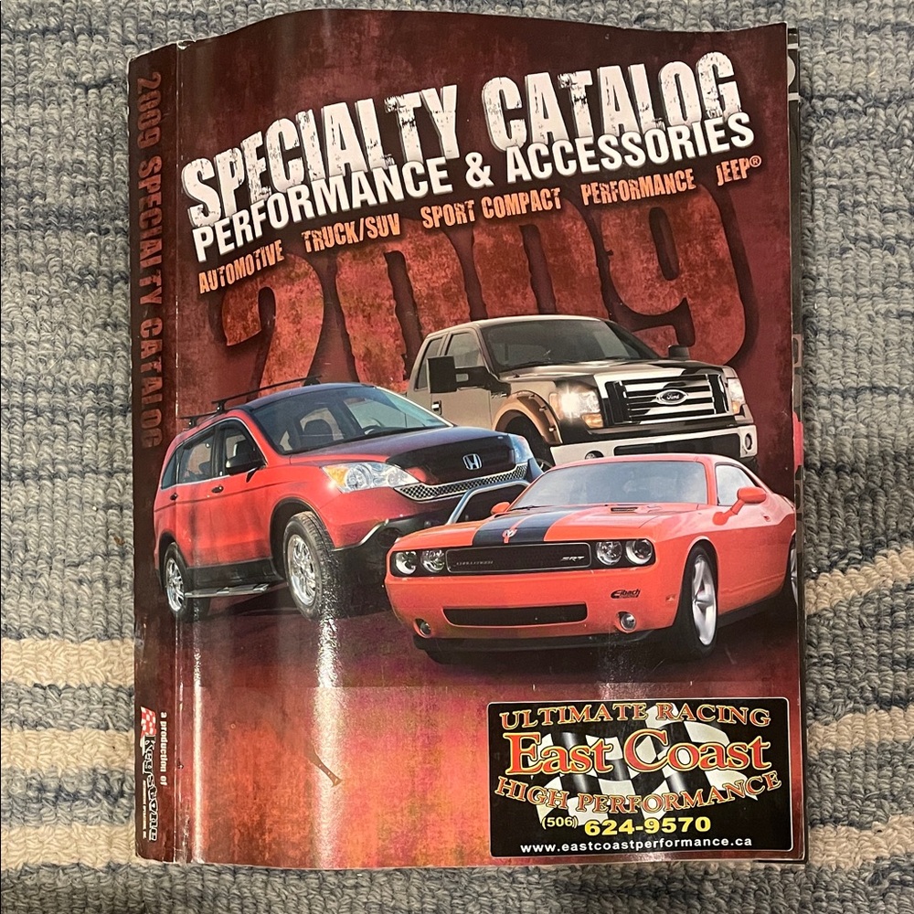 Huge Specialty Catalog  performance and accessories for vintage car buffs